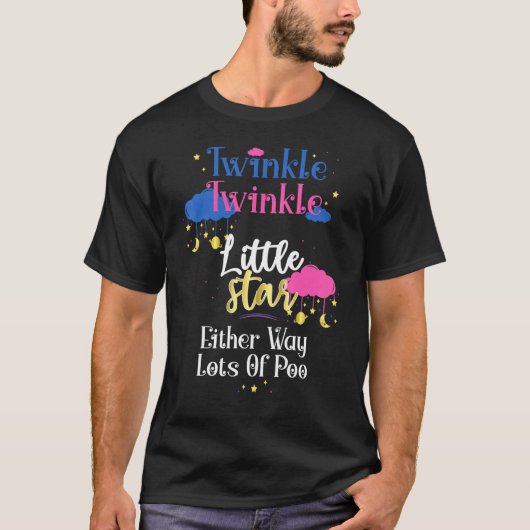 T-shirt Twinkle Twinkle Petites Étoiles D'Une Manière Ou D (Devant)