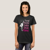 T-shirt Twirler Majorettes Twirl Lancer Capter Smile Baton (Devant entier)