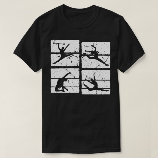 T-shirt Twirling Batons Dance Twirler (Design devant)