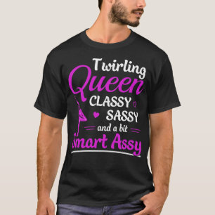 T-shirt Twirling Funny Baton Twirling Twirl Mojorette