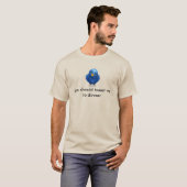 T-shirt Twitter Bird - vous devriez me tweeter pour dîner (Devant entier)