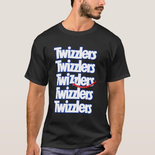 T-shirt Twizzlers Multi-Titre Iconique Officiel (Devant)