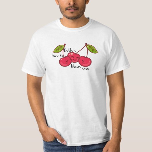 T-shirt two is better than one (Devant)