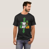 T-shirt Two Seater St Patricks Day Upside Down Pineapple S (Devant entier)
