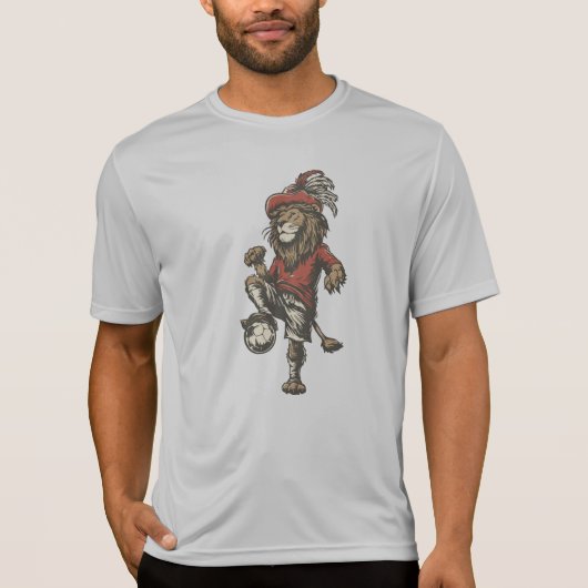 T-shirt Two‑Tailed Lion Striker (Devant)
