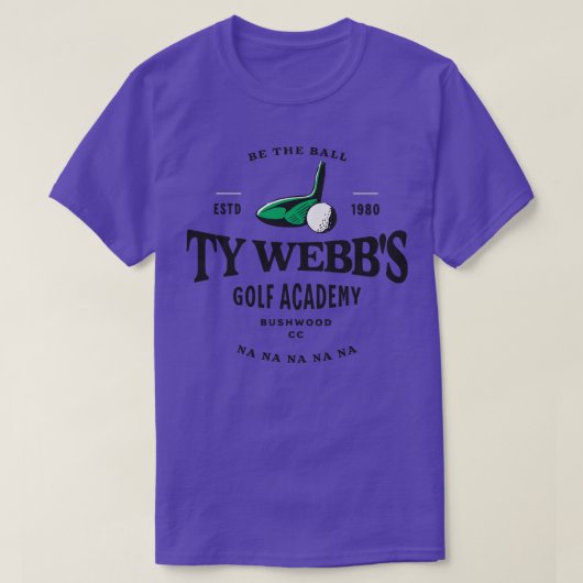 T-shirt Ty Webbs Golf Academy Est 1980 (Design devant)