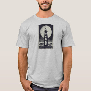 T-shirt Tybee Island Georgia Lighthouse Moon