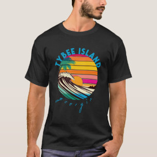 T-shirt Tybee Island Retro 1980 Style Georgia Beach