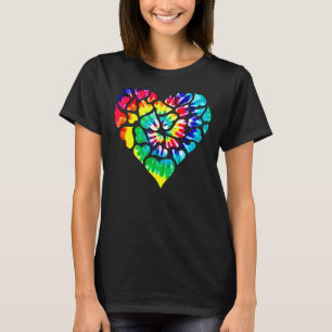 T-shirt Tye Dye Coeur Candy Couples Romantiques Valentines