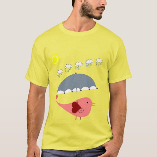 T-shirt Tye Dye Oiseaux (Devant)