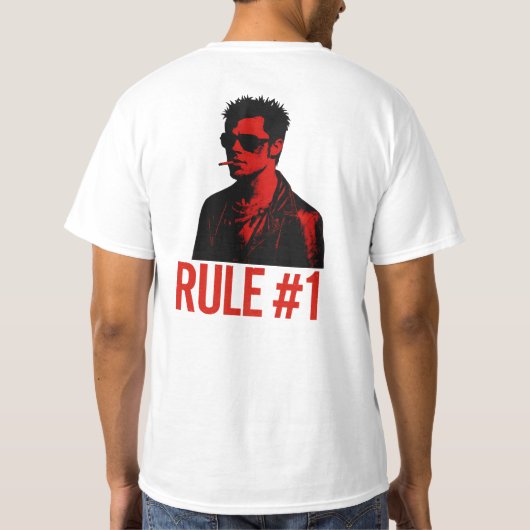 T-shirt Tyler durden fight club (Dos)