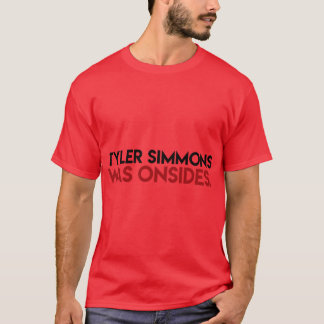 T-shirt Tyler Simmons était en onsides