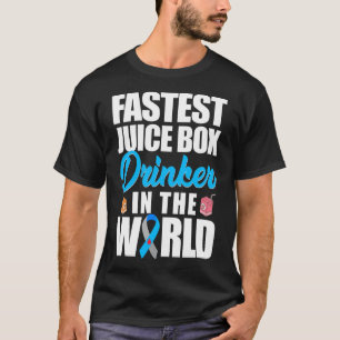 T-shirt Type 1 Sensibilisation au diabète Boîte à jus la p