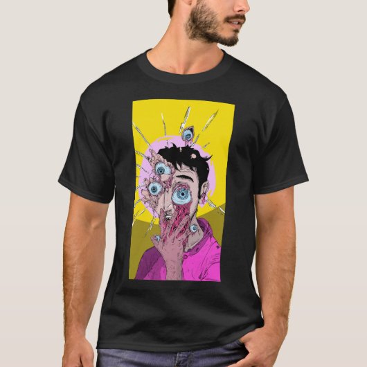 T-shirt Type avec plus d'yeux que la normale (Devant)