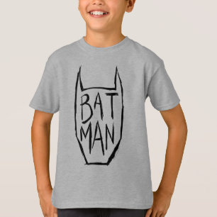 T-shirt Type Batman en tête