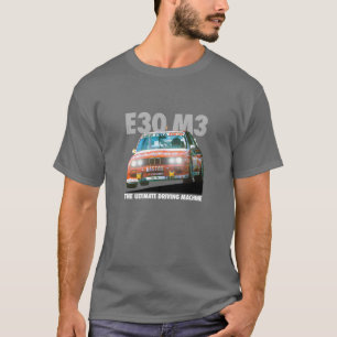 T-shirt Type blanc de coureur du m3 DTM de BMW E30