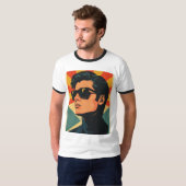 T-shirt Type Cool Rétro (Devant entier)