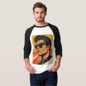 T-shirt Type Cool Rétro (Devant entier)