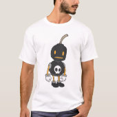 T-shirt Type de bombe - noir (Devant)