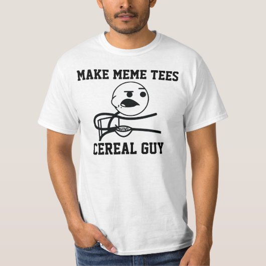 T-SHIRT TYPE DE CÉRÉALE (Devant)