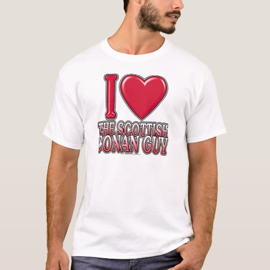 T-shirt Type de Conan d'écossais (Devant)