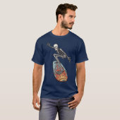 T-shirt Type de conseil de crétin (Devant entier)