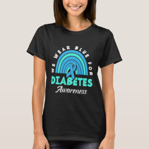 T-shirt Type de diabète 1 T1d Nous Portons Du Bleu Pour Le