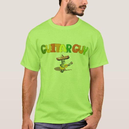T-shirt Type de guitare (Devant)