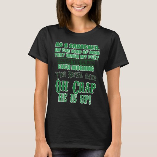 T-shirt type de jardinier (Devant)