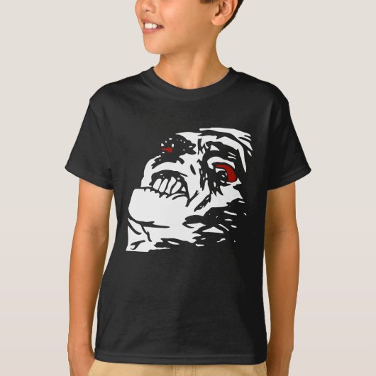 T-shirt type de rage (Devant)