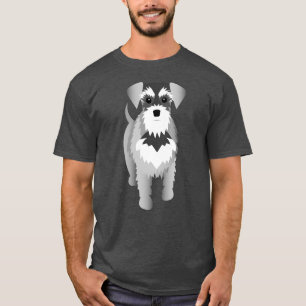 T-shirt Type de Schnauzer