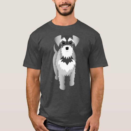 T-shirt Type de Schnauzer (Devant)