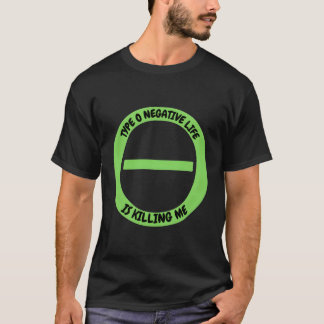T-shirt Type De Vie Négative Est Ing Me
