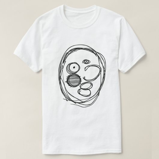 T-shirt Type désordonné (Design devant)