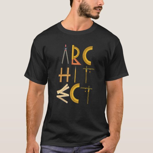 T-shirt Type D'Outils Achitect Structure Architech (Devant)