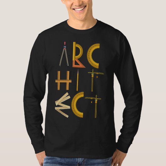 T-shirt Type D'Outils Achitect Structure Architech (Devant)
