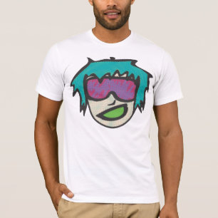 T-shirt Type en verre de bruit