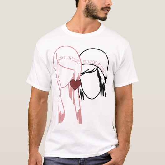 T-shirt Type et fille (Devant)
