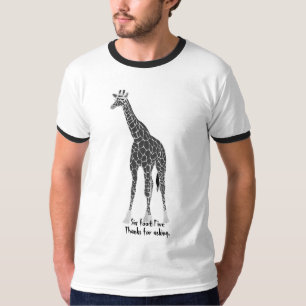 T-shirt Type grand de girafe lunatique