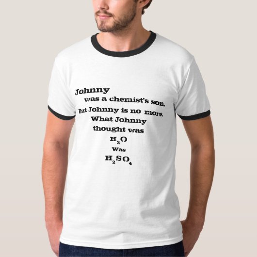 T-shirt Type H2SO4 (Devant)