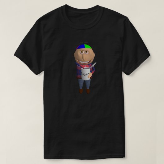 T-shirt Type mangeant du sucre (Design devant)