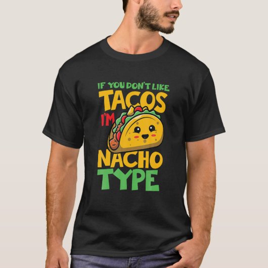T-shirt Type Nacho | Tex Mex Tortilla (Devant)