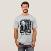 T-shirt Type noir Werecat (Devant entier)