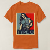 T-shirt Type O Hope Négatif (Design devant)