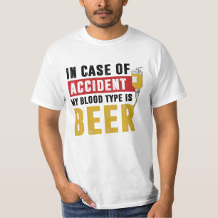 T-shirt Type sanguin de bière