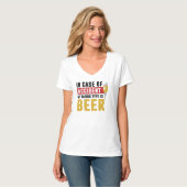 T-shirt Type sanguin de bière (Devant entier)