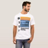 T-shirt type sheboygan de surf (Devant entier)