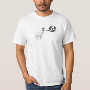 T-shirt Type velu de moustache