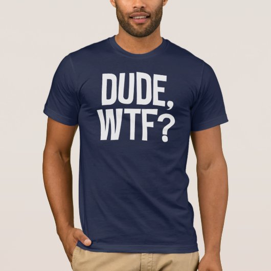 T-shirt Type, WTF ? (Devant)