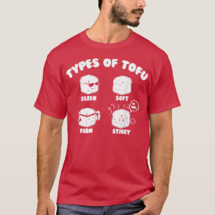 T-shirt Types amusants de tofu World Vegetarian Day